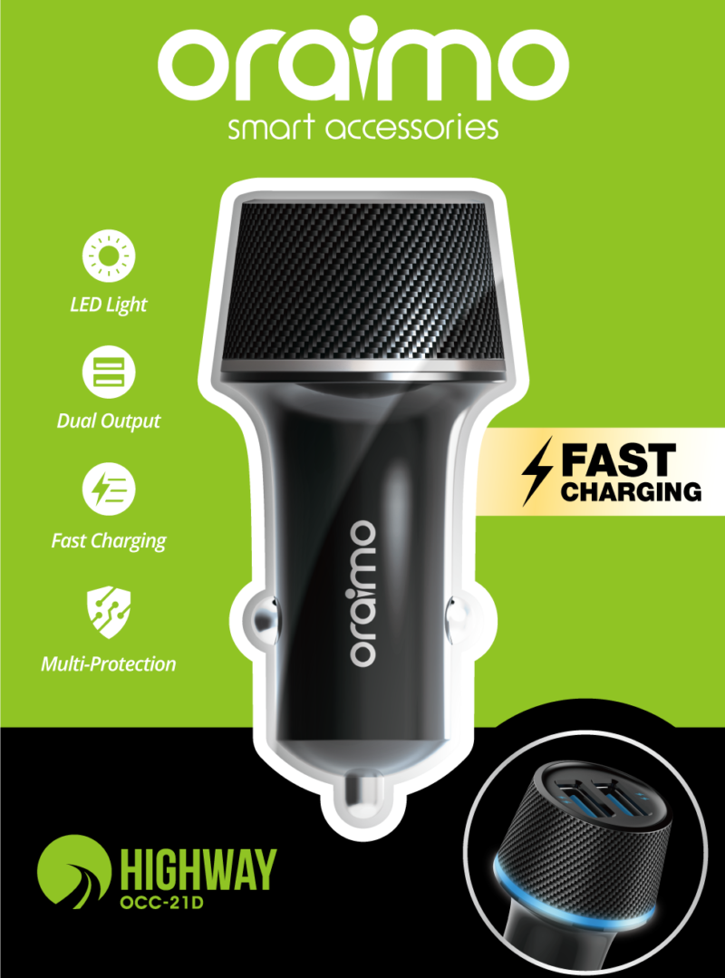 Oraimo Car Charger OCC-21D