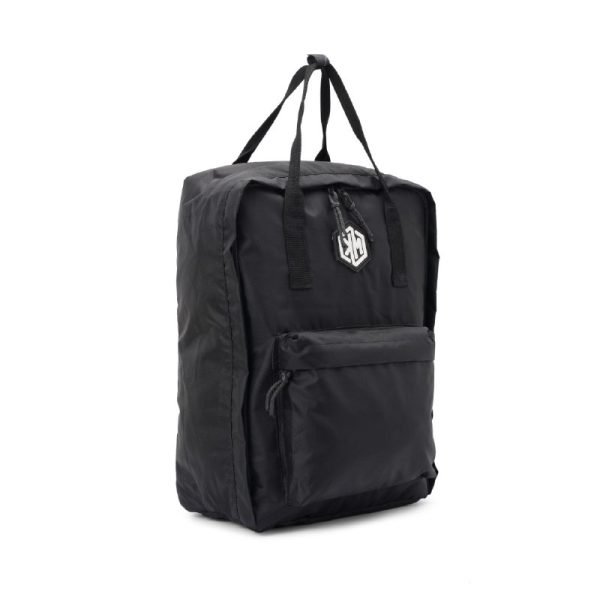 KM Polyester Basic Backpack Black