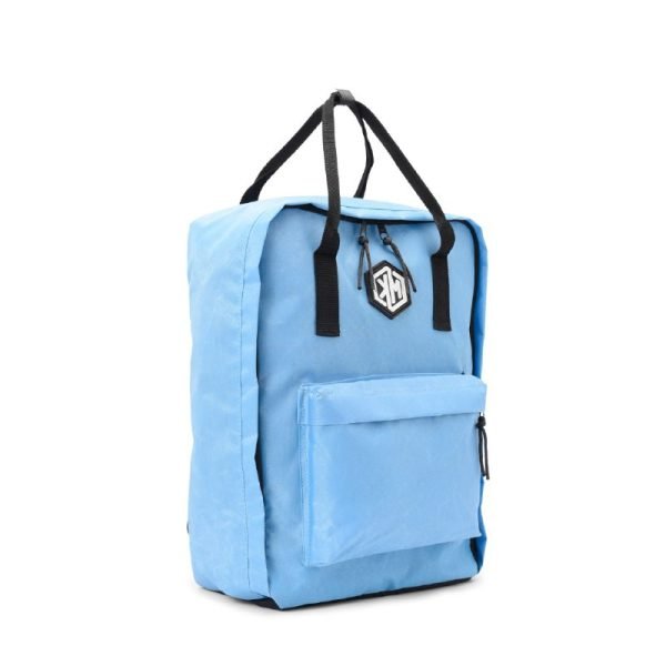 KM Polyester Basic Backpack Blue