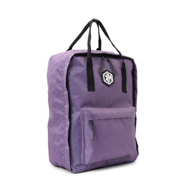 KM Polyester Basic Backpack Purple