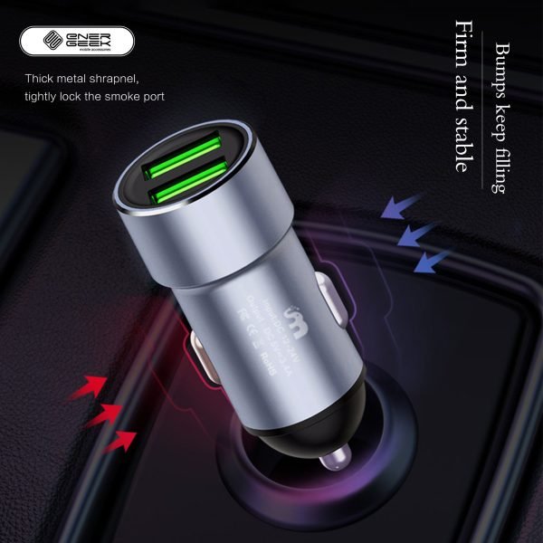 Energeek Car charger 3.4 A 2 Usb