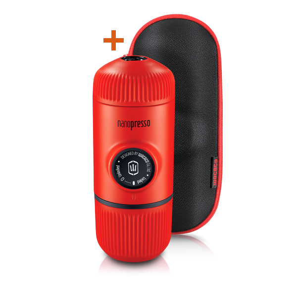 Nanopresso With Protective Case Red + 125 Tostato Coffee Brazilian Carnival Carnival