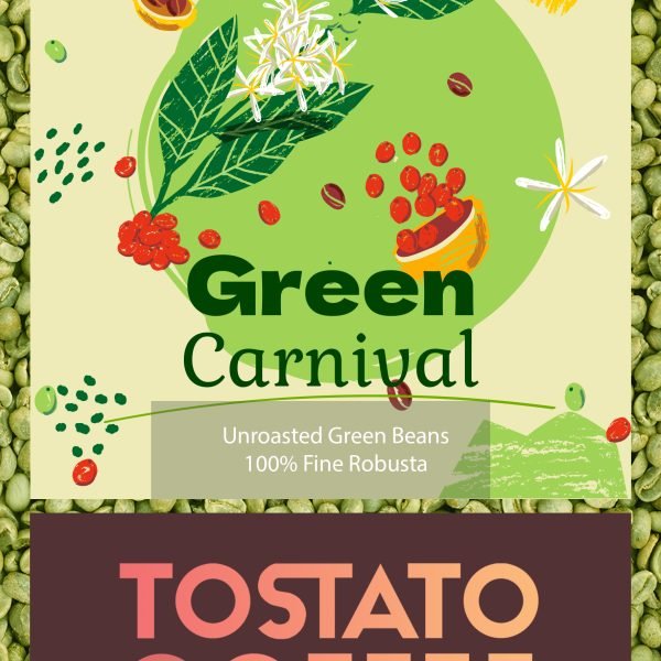 Tostato Green Carnival coffee 1KG