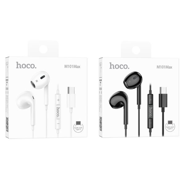Hoco M101 Max Crystal grace Type-C wire-controled digital earphones with microphone