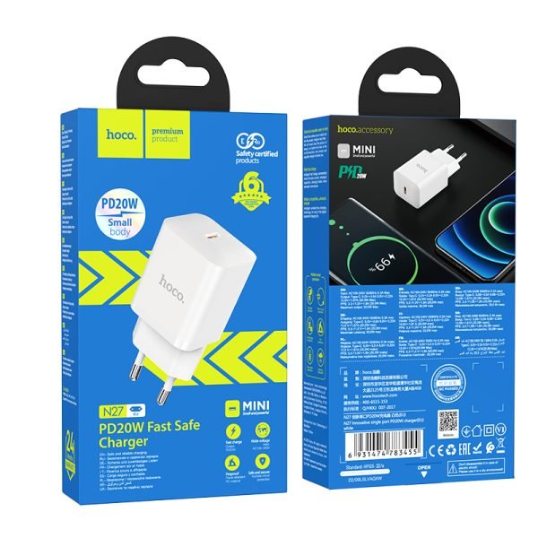 N27 Innovative single port PD20W charger(EU)