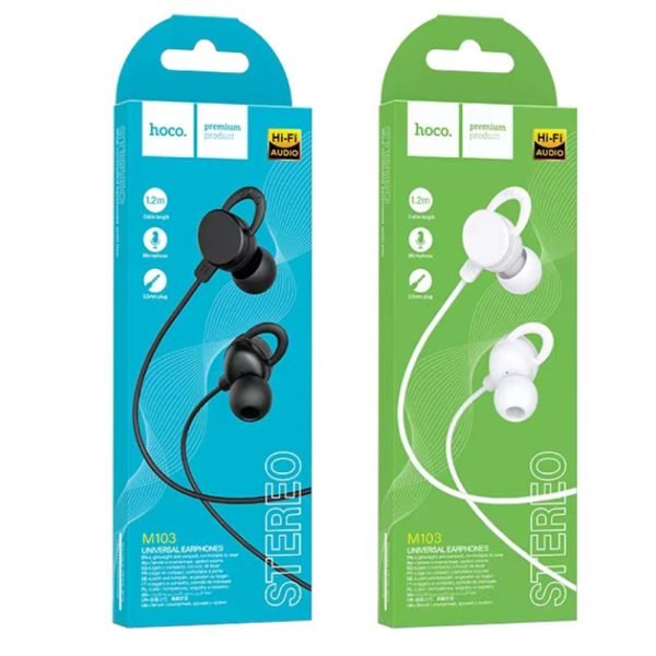 Hoco M104 Gamble universal earphones with mic