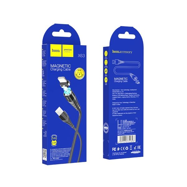 Hoco X63 Racer magnetic charging cable for iPhone