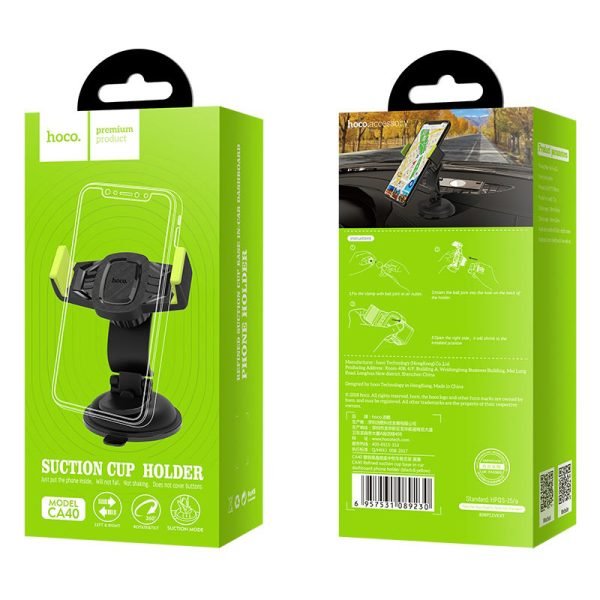 Hoco Car holder “CA40 Refined” suction cup in-car mount