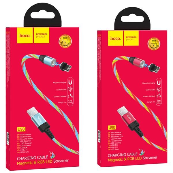 Hoco Cable USB to Lightning “U90 Ingenious streamer” for charging