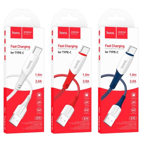 Hoco Cable USB to Type-C “X70 Ferry” charging data sync