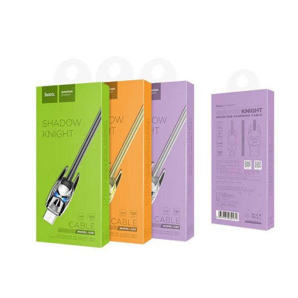 Hoco Cable “U30 Shadow knight” charging data Micro-USB