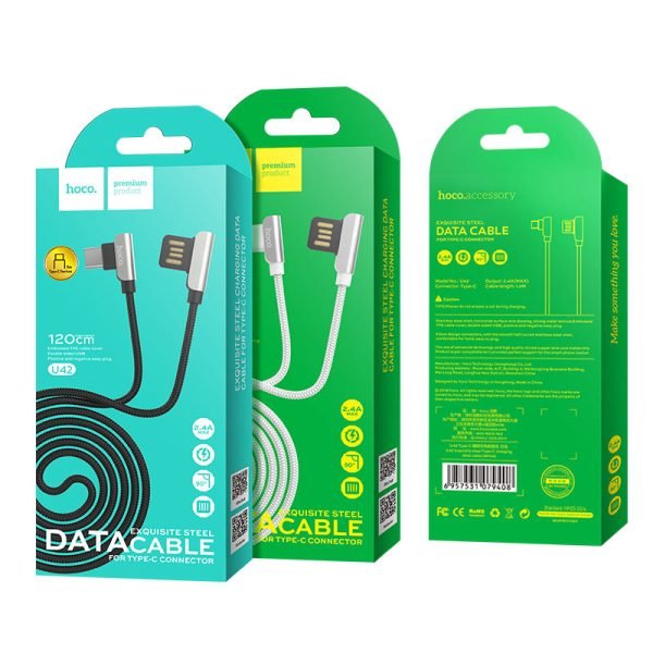 Hoco Cable USB to Micro-USB «U42 Exquisite steel» charging data sync